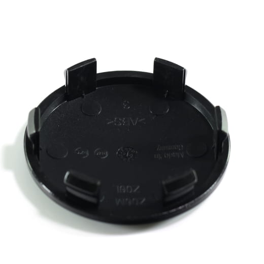 Nabendeckel Satz schwarz glänzend 50mm neues Logo Original KIA | 66400ADE91BLBR-Set