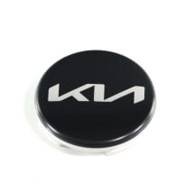 Nabendeckel Satz schwarz satin finish 50mm neues Logo Original KIA | 66400ADE92BLA-Set