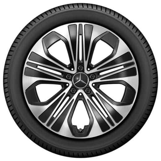 Llantas de verano 19 pulgadas Clase E W214 S214 negro Original Mercedes-Benz | Q44024111122A/Q44024111029A