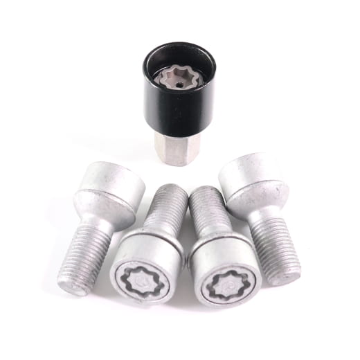 Juego de tornillos antirrobo para ruedas Mercedes-Benz vehículos M14 Original Mercedes-Benz | B66470155