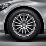 Juego de llantas Mercedes-Benz 16 pulgadas C-Klasse W205 rueda multirradio plata vanadio
