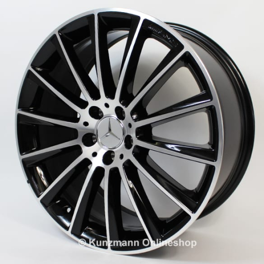 Juego de llantas AMG de 20 pulgadas | Clase S W222 | múltiples radios | Night-Paket | Original Mercedes-Benz | A2224010400/0500 7X23