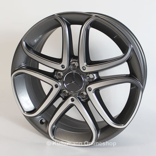 Original Mercedes-Benz CLA-Klasse W117 | Juego de llantas 17 pulgadas | gris himalaya | A24640103027X21-CLA