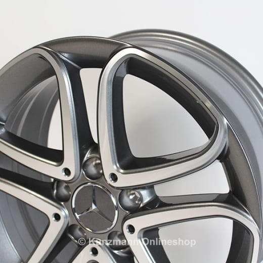 Original Mercedes-Benz CLA-Klasse W117 | Juego de llantas 17 pulgadas | gris himalaya | A24640103027X21-CLA