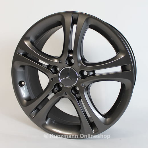 Original Mercedes-Benz CLA-Klasse W117 | Juego de llantas 17 pulgadas | gris tremolit | A24640110027X28-CLA