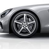 Juego de llantas de 5 radios dobles 19 / 20 pulgadas AMG GT C190 gris pulido Original Mercedes-Benz