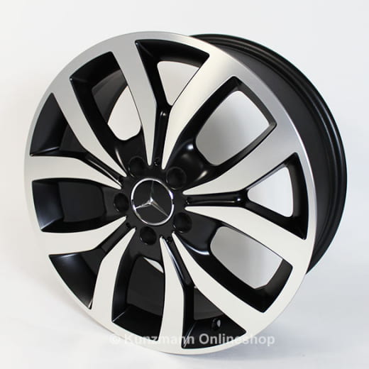 Original Mercedes-Benz A-Klasse W176 | Juego de llantas 18 pulgadas | negro mate  | A24640121027X36-A