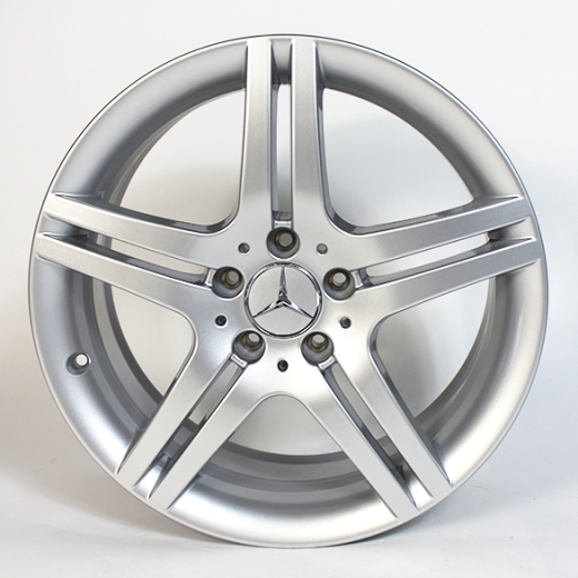 Llantas de aleación 18 pulgadas | paquete deportivo | diseño de 5 radios dobles | Clase C W203 | Original Mercedes-Benz | 
