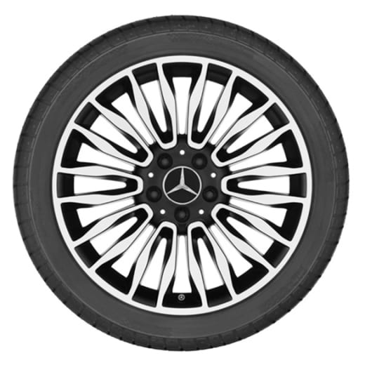 Juego de llantas Mercedes-Benz de 18 pulgadas | C-Klasse W205 | llanta multirradio | negro mate | A20540109/10007X36-Satz