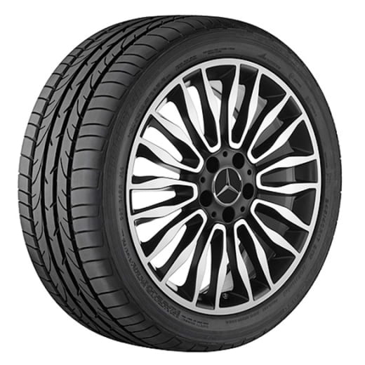 Juego de llantas Mercedes-Benz de 18 pulgadas | C-Klasse W205 | llanta multirradio | negro mate | A20540109/10007X36-Satz