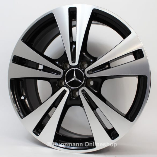 Juego de llantas de 19 pulgadas | llanta de 5 radios dobles | Clase C W205 | Original Mercedes-Benz | A20540127/28007X23-Satz