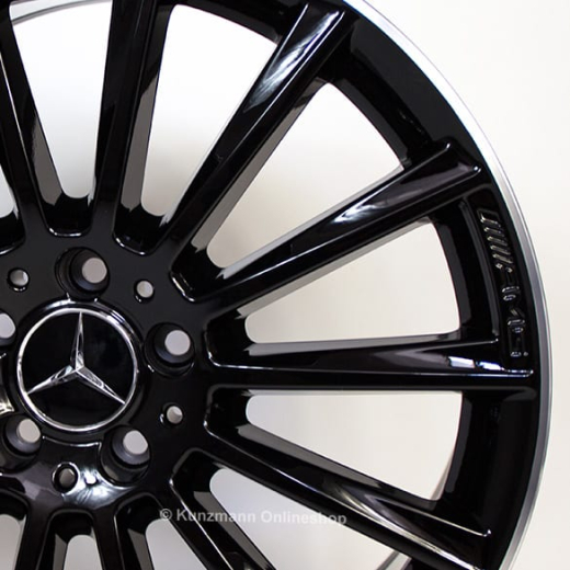 Juego de llantas AMG 19 pulgadas Mercedes-Benz C-Klasse W205 multirradio negro | A2054011300/14007X72-Satz