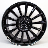 Juego de llantas AMG 19 pulgadas C-Klasse W205 multirradio original Mercedes-Benz negro brillante
