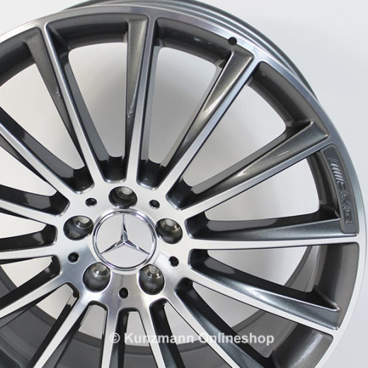 Juego de llantas AMG multirradio de 20 pulgadas titangris E-Klasse W213 Original Mercedes-Benz | A21340122/2300-7X21