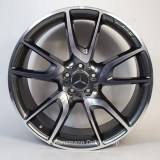 Juego de llantas E43 AMG de 20 pulgadas Clase E W213 5 radios dobles gris titanio original Mercedes‑