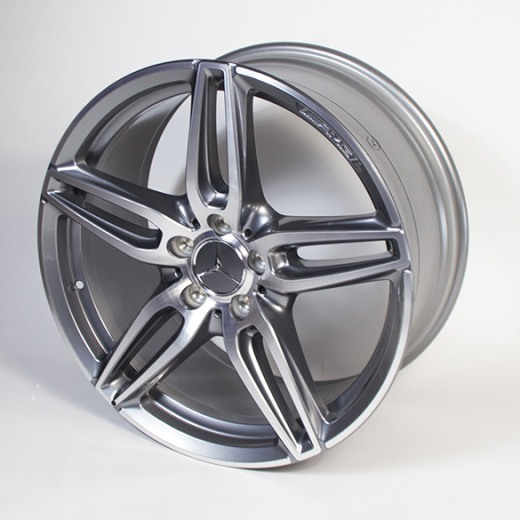 Llantas AMG de 5 radios dobles 19 pulgadas gris titanio Clase E W213 original Mercedes-Benz | A21340120/2100-7X21