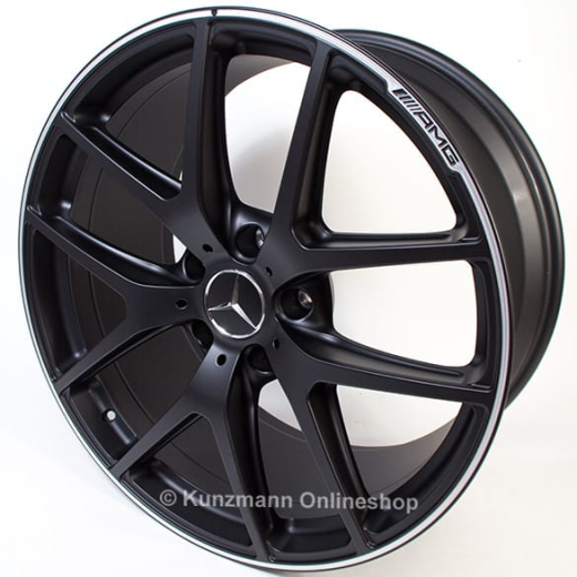Juego de llantas AMG 21 pulgadas Edition 463 negro mate Clase G W463 Original Mercedes-Benz | A46340104007X71-Satz