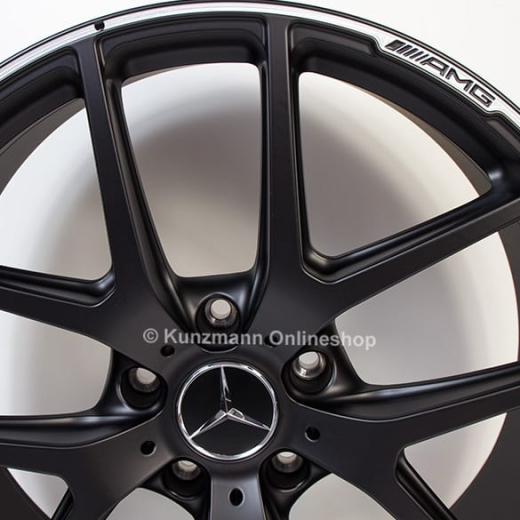 Juego de llantas AMG 21 pulgadas Edition 463 negro mate Clase G W463 Original Mercedes-Benz | A46340104007X71-Satz
