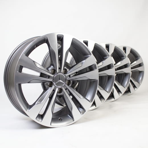 Juego de llantas de 18 pulgadas | Rueda de 5 radios dobles | Mercedes-Benz Clase V | tremolit-gris | A44740144007X44-Satz