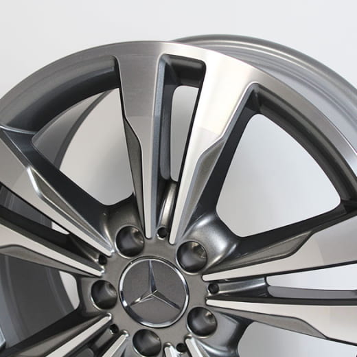 Juego de llantas original Mercedes-Benz de 18 pulgadas | Clase E W212 | gris Himalaya | A21240157027X21-Satz