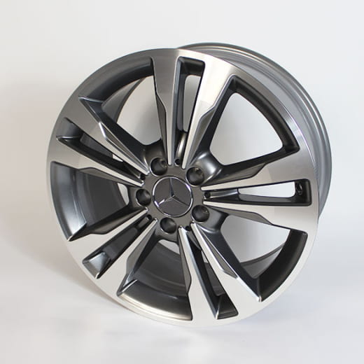 Juego de llantas original Mercedes-Benz de 18 pulgadas | Clase E W212 | gris Himalaya | A21240157027X21-Satz