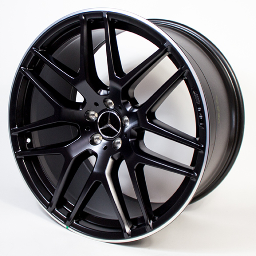 Juego de llantas AMG de 21 pulgadas diseño de radios cruzados GLS clase X166 black | A16640128007X71-GLS