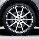 Juego de llantas AMG de 20 pulgadas GLA X156 titanio gris torneado brillante Original Mercedes-Benz
