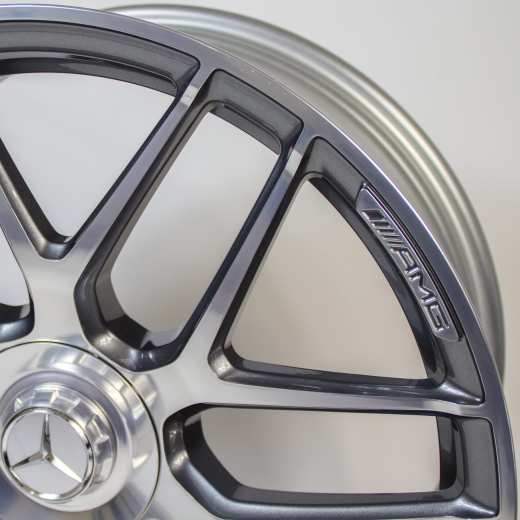 GLC 63 AMG llantas forjadas 21 pulgadas | Original Mercedes-Benz X253/C253 | gris himalaya | A2534014000/41007X21