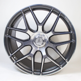 Juego de llantas forjadas 63 AMG 21 pulgadas gris GLC X253/C253 diseño de radios cruzados original a