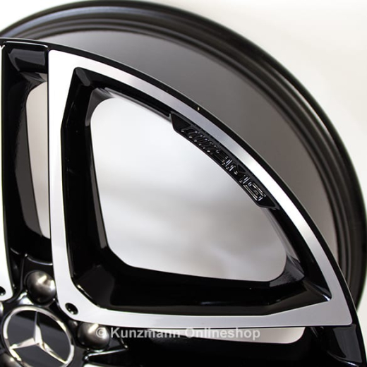 Juego de llantas AMG 22 pulgadas 5 radios dobles negro brillante GLE Coupé C292 Mercedes-Benz | A2924012000/2100-7X23