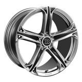 Juego de llantas Brabus 20 pulgadas Monoblock T GLE SUV W166 diseño de 5 radios dobles