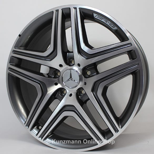 Llantas AMG | diseño de 5 radios para el G63 / G65 AMG | Mercedes-Benz Clase G W463 | 20 pulgadas | B66031528-Satz