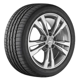 Llantas de verano 18 pulgadas Clase C W205 diseño de 5 radios dobles originales Mercedes-Benz