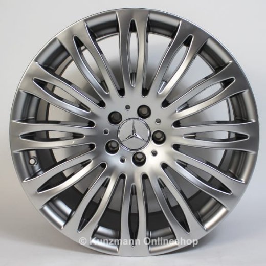 Mercedes-Benz | rueda de múltiples radios | Clase S W222 | original | 20 pulgadas | gris himalaya | A2224011702/1802-9293