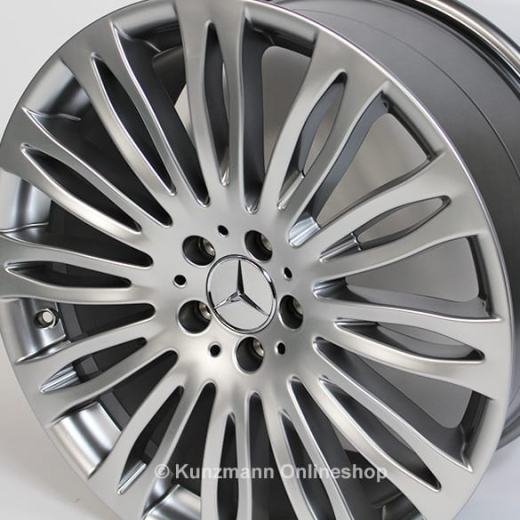 Mercedes-Benz | rueda de múltiples radios | Clase S W222 | original | 20 pulgadas | gris himalaya | A2224011702/1802-9293