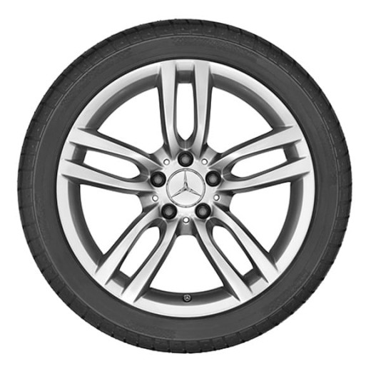 Juego de llantas de 18 pulgadas de 5 radios dobles SL R231 original Mercedes-Benz | A23140111027X45/10027X45-Satz