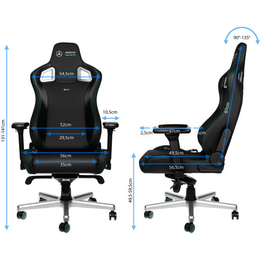 noblechairs EPIC Mercedes-AMG F1 Team Edition | noble-GAGC-232