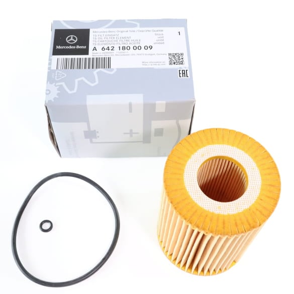 Oil Filter Parts Set Filter Cartridge A6421800009 Genuine Mercedes-Benz 
