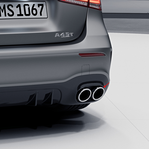 Kit de conversion embouts d’échappement AMG 45 S Classe A 177 CLA 118 | 45S-blenden