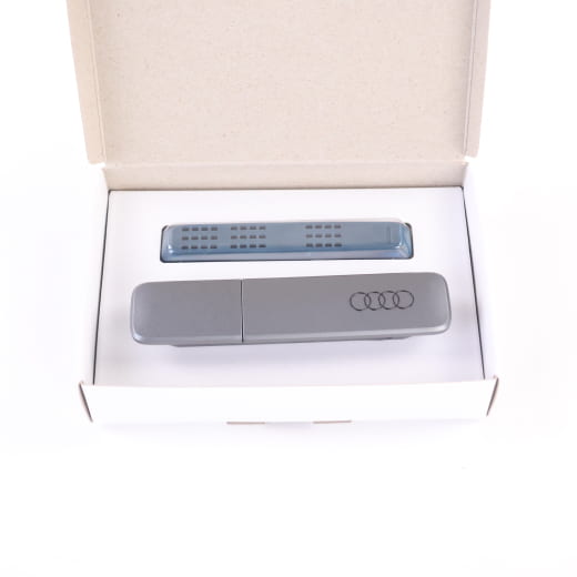 Original Audi Design Duftspender Lufterfrischer mediterran Duftstick platingrau | 85B087009