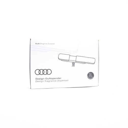 Original Audi Design Duftspender Lufterfrischer mediterran Duftstick platingrau | 85B087009