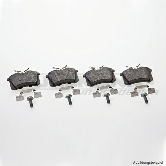 Brake pads front with wear indication for brake discs 320x30 mm | Original Audi | 8K0698151R | 8K0698151R