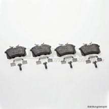 brake pads front with wear indication for 312x25 mm brake discs | genuine vw / audi part | 1J0698151M | 1J0698151M