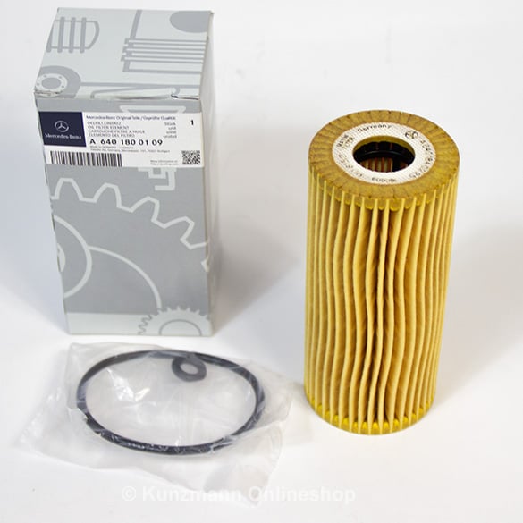 oil filter / oil filter inset A6401800109 Genuine Mercedes-Benz