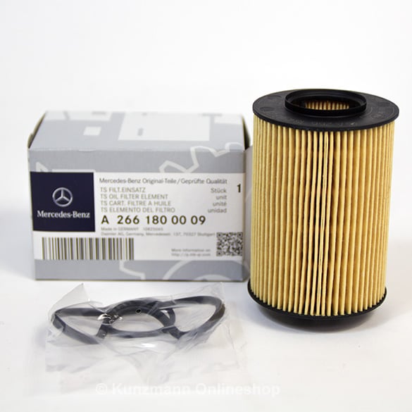Genuine Mercedes-Benz oil filter / oil filter inset A2661800009