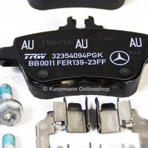 rear brake pads | A-Class W176 | Original Mercedes-Benz | Bremsbelaege-hinten-W176