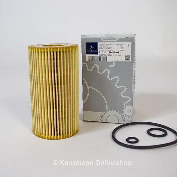 Oil filter A6111800009 Genuine Mercedes-Benz