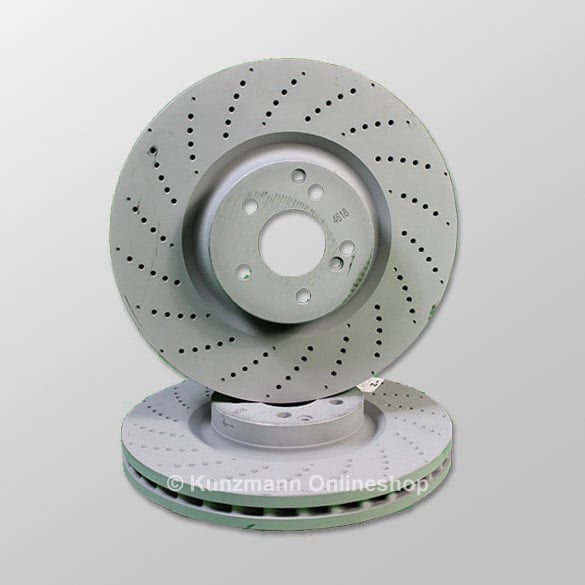 Brake discs front axle C-Class 205 C63 AMG/ AMG-S 205 genuine Mercedes-Benz A000421201207 | A000421201207-205