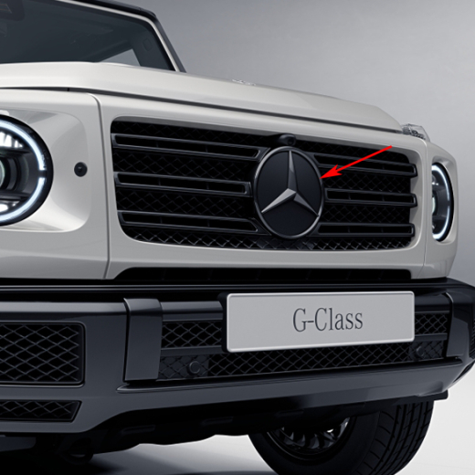 Estrella original Mercedes-Benz negra | A0008177702 9197