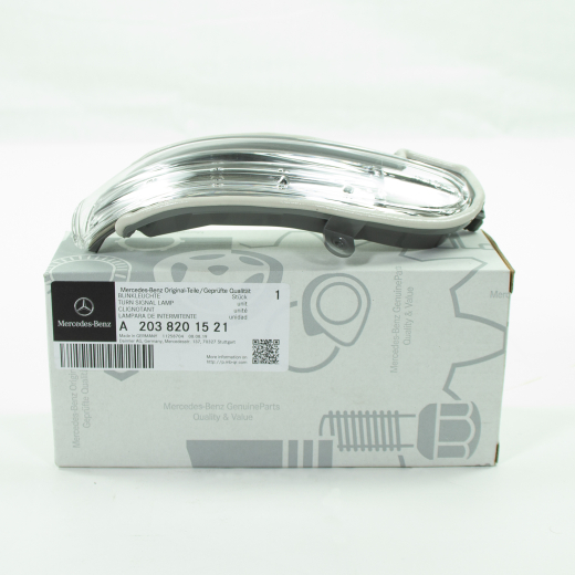 Intermitente de espejo izquierdo original Mercedes-Benz Clase C W203 / S203 | A2038201521